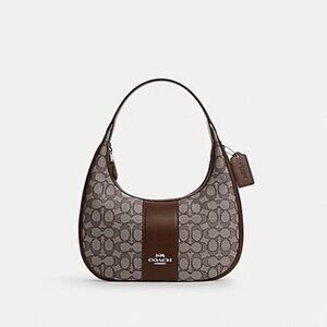 NWT Coach Carmen Shoulder Bag In Signature Jacquard (CV001)